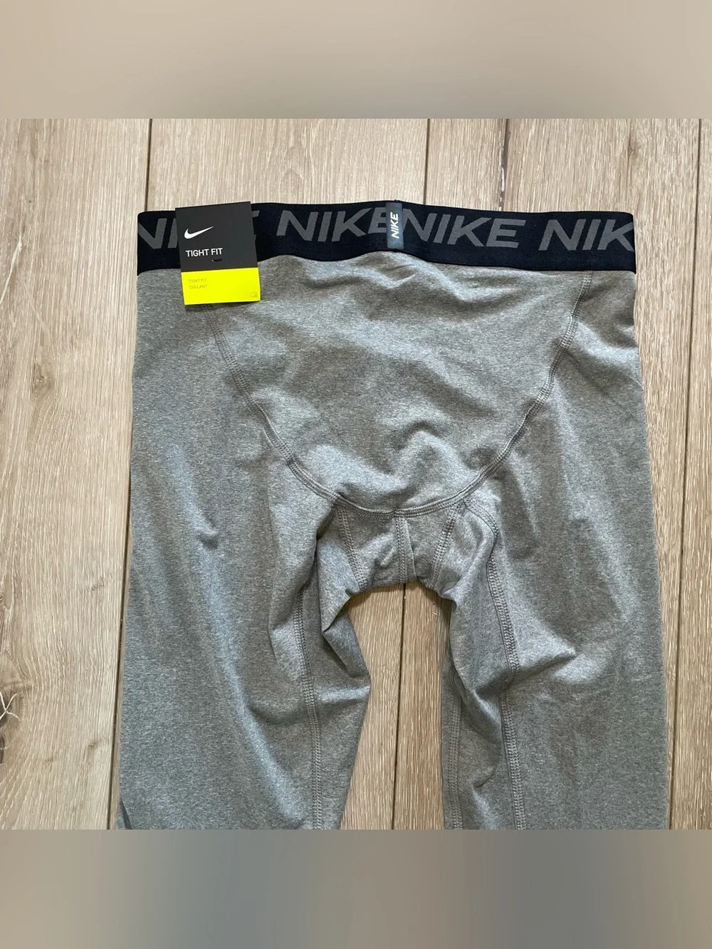 Nike Pro Boys Large Gray Compression Tights‎ | Dri-FIT Athletic Leggings